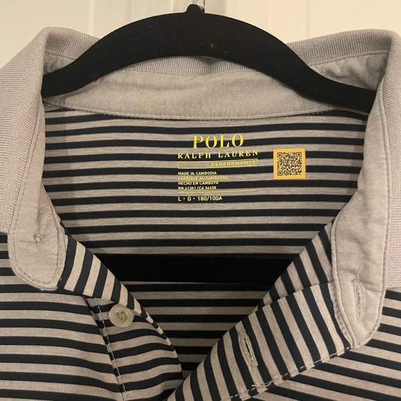 Polo Ralph Lauren Classic Fit Performance Polo Shirt - Navy/White - Picture 2 of 5